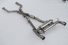 Invidia 2022+ Nissan Z 70mm Gemini Cat Back Exhaust - Rolled SS Tips - HS22N4Z7GM1RSL