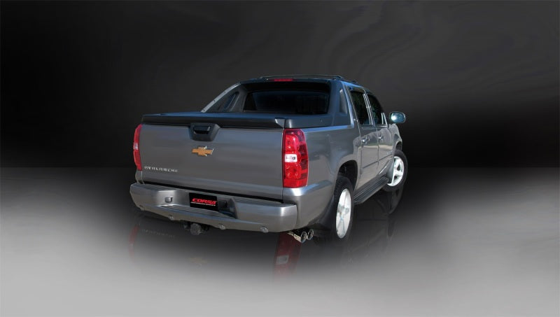 Corsa 2007-2008 Chevrolet Suburban 1500 5.3L V8 Polished Sport Cat-Back Exhaust - 14246