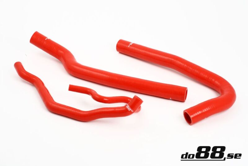 do88 Volvo 740/940 (w/T5 Engine) Coolant Hoses Red - DO88-KIT25R