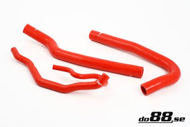 do88 Volvo 740/940 (w/T5 Engine) Coolant Hoses Red - DO88-KIT25R