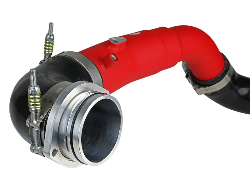 aFe 2020 Toyota Supra 3.0L 3in Red Intercooler Tube - Hot - 46-20398-R
