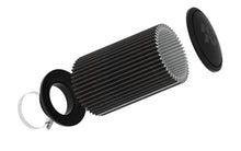 Load image into Gallery viewer, K&amp;N Universal Clamp-On Air Filter 3-1/2in Flange ID 6in Base 5-1/4in Top 9in Height - RU-3111HBK