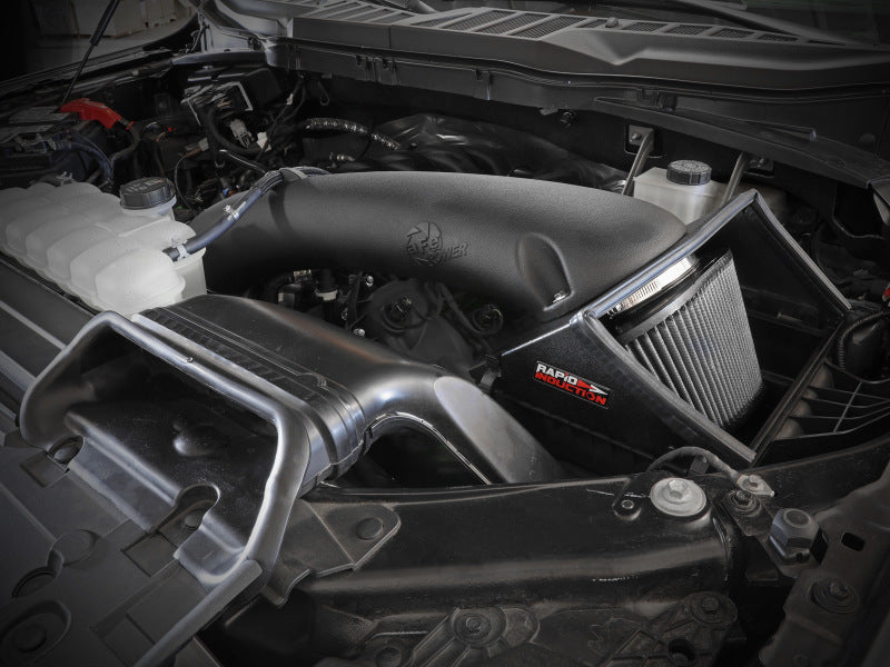 aFe Rapid Induction Cold Air Intake System w/Pro DRY S Filter 2021+ Ford F-150 V8-5.0L - 52-10012D