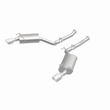 Load image into Gallery viewer, MagnaFlow Axle-Back Stainless Dual Split 4in Polished Tips 10-15 Chevrolet Camaro Convert. 3.6L V6 - 15354