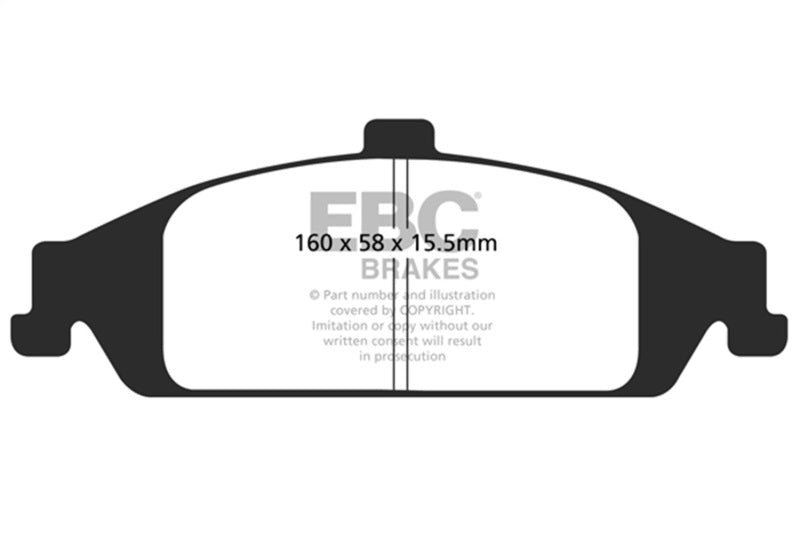EBC 98-01 Chevrolet Malibu 2.4 Greenstuff Front Brake Pads - DP21243