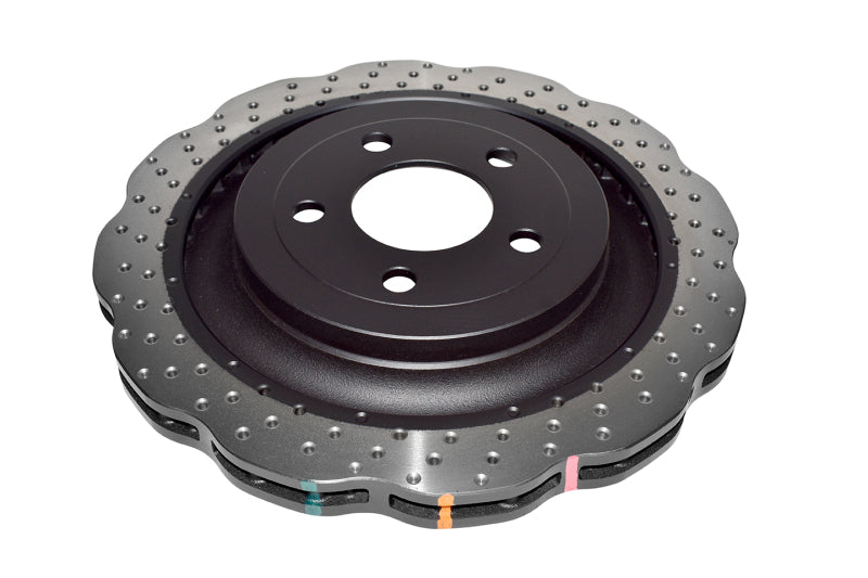 DBA 15-20 Ford Mustang (w/GT Performance Package) Rear 4000 Series Drilled Wavy Rotor - DBA42165WXD