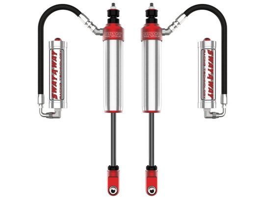 aFe Sway-A-Way 2.5 Front Shock Kit w/Remote Reservoirs for 2-3.5 IN Lifts Ford F-250/F-350 17-24 4WD - 301-5600-15