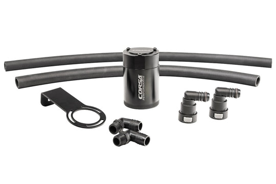 Corsa 2021-2024 Dodge Ram TRX Crew Cab Aluminum Oil Catch Can w/Mounting Bracket - CC0008
