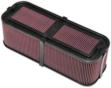 Load image into Gallery viewer, K&amp;N Custom Racing Assembly 19in x 6.5in Carbon Fiber Air Filter - 100-8570