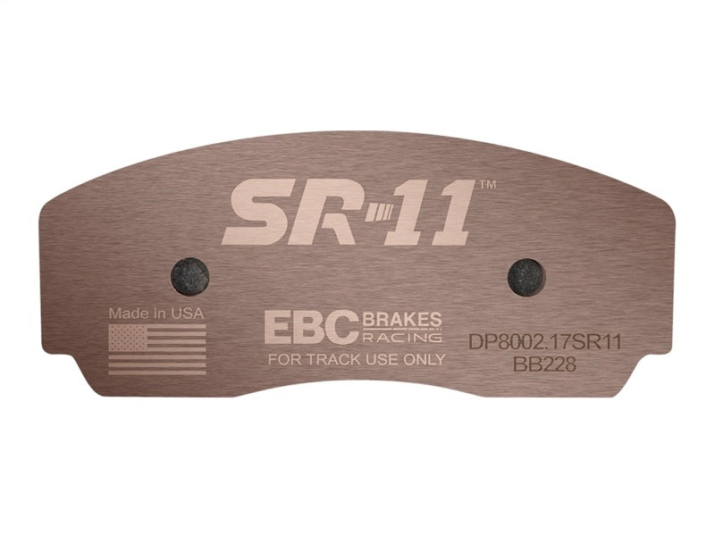 EBC Racing 01-02 AC Cobra 3.5TT SR-11 Sintered Race Front/Rear Brake Pads - DP8002.17SR11