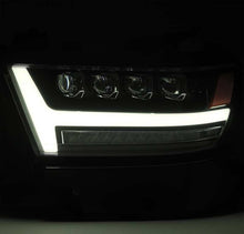 Load image into Gallery viewer, AlphaRex 19-20 Ram 1500HD NOVA LED Proj Headlight Plank Style Matte Blk w/Activ Light/Seq Signal/DRL - 880518