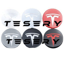 Load image into Gallery viewer, 4 Pcs Hub Caps Covers Car for Tesla Model 3/Y/S/X (Diameter 56MM)