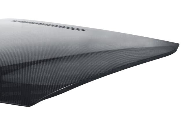 Seibon 02-05 BMW 3 Series 4dr E46 (Manuf Date 7/02-7/06 Models Only) OEM-Style Carbon Fiber Hood - HD0205BMWE464D-OE