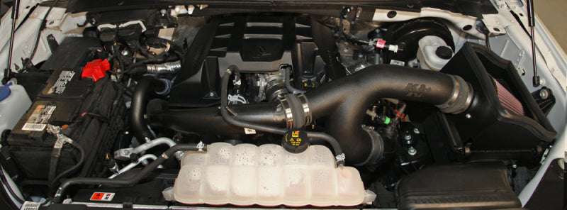 K&N 15-16 Ford F-150 2.7L V6 F/I AirCharger Intake Kit - 63-2593