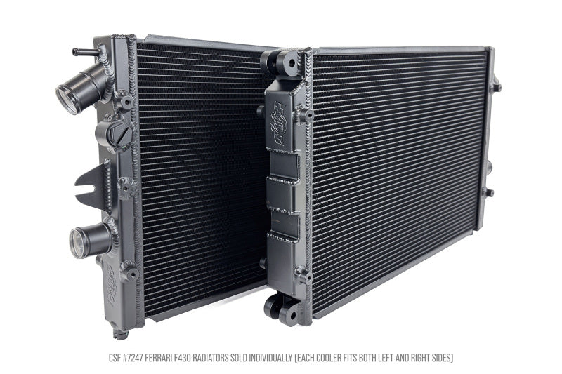 CSF 05-09 Ferrari F430 High Performance All Aluminum Radiator - Left/Right - 7247