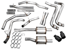 Load image into Gallery viewer, AWE Tuning 25+ RAM 1500 3.0TT 0FG Cat-Back Touring Exhaust - Diamond Black Tips - 3015-33530
