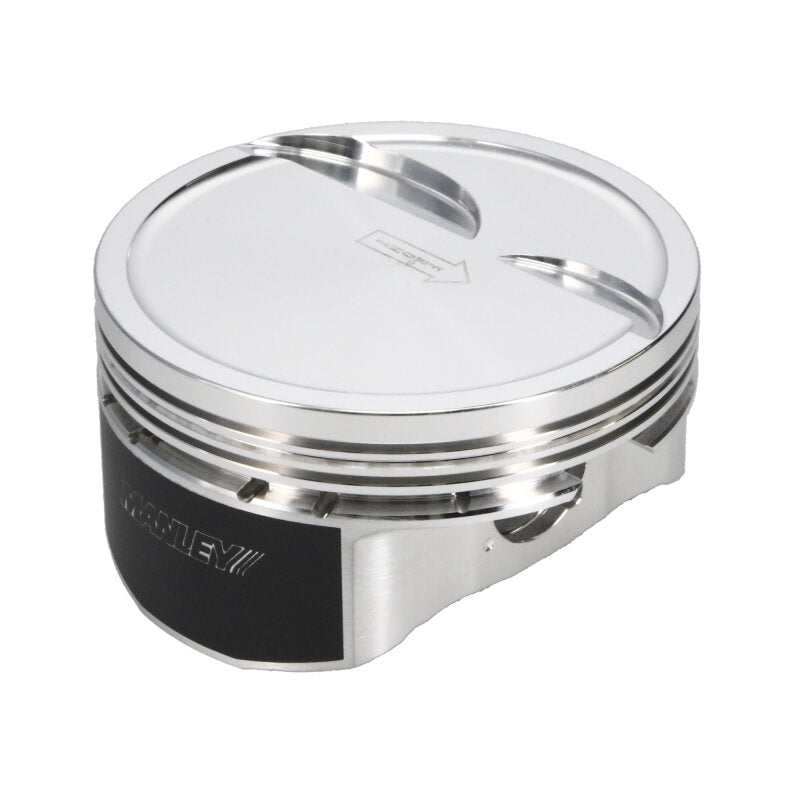 Manley Small Block Chevrolet LS Series -10cc Dish 4.065in Piston Set - 592765C-8