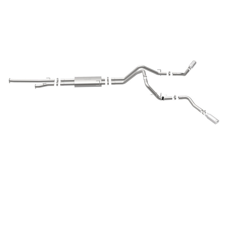 MagnaFlow Cat-Back 10-15 Toyota Tundra SC LB / CC SB 4.6L/5.7L V8 SS 2.5 Dual Split Rear 4in Tip - 19232