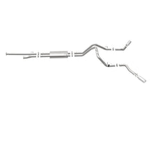 Load image into Gallery viewer, MagnaFlow Cat-Back 10-15 Toyota Tundra SC LB / CC SB 4.6L/5.7L V8 SS 2.5 Dual Split Rear 4in Tip - 19232