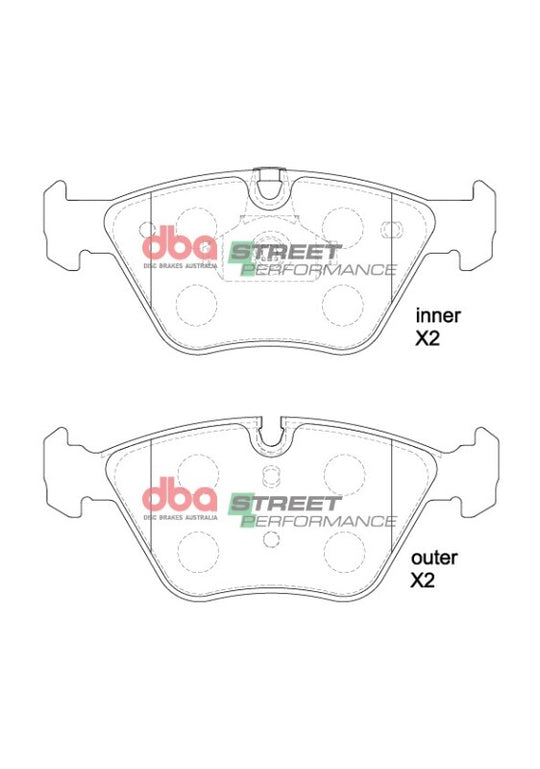 DBA 01-06 BMW 330i/330Ci (E46) SP Performance Front Brake Pads - DB1522SP