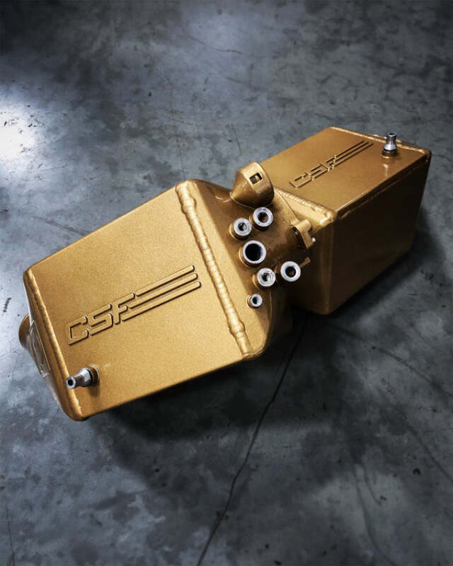 CSF 12-16 BMW M5 (F10) / 12-18 BMW M6 (F06/F12/F13) Twin Charge-Air-Cooler Set - Carbon Gold Gloss - 8109CCGG