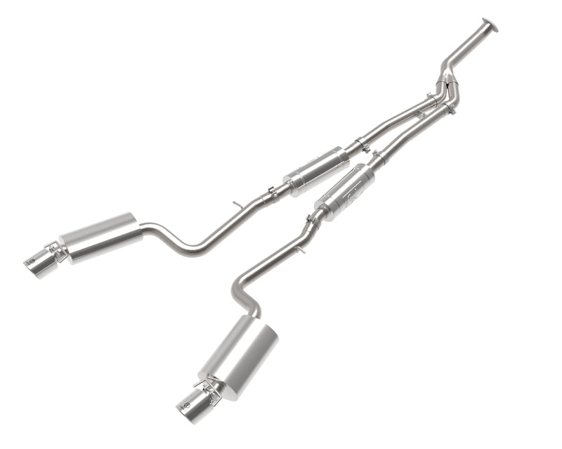 aFe POWER Takeda 16-17 Lexus IS200t L4-2.0L (t) 2.5in-3in 304 SS CB Exhaust w/Polish Tip - 49-36059-P