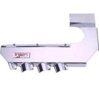 Load image into Gallery viewer, Injen Power-Flow Diamond Plate Heat Shield w/ clear coat Fits 3.00 3.50 Polished - HS3600P
