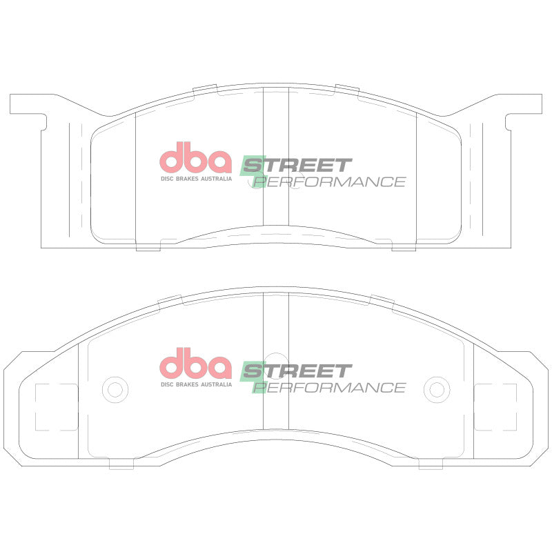 DBA 70-71 Ford Torino Front SP Performance Brake Pads - DB1807SP
