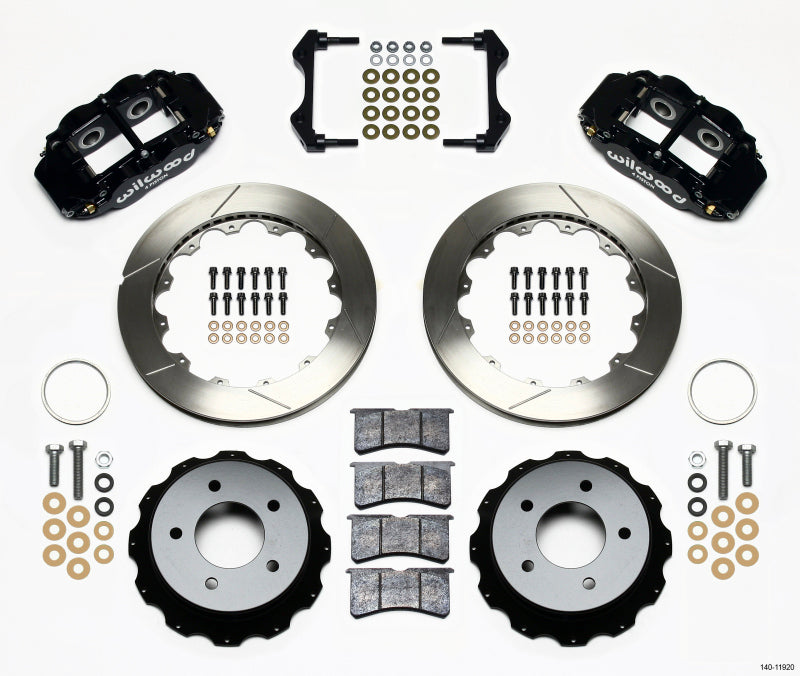 Wilwood Narrow Superlite 4R Rear Kit 12.88in 84-87 Corvette C4 - 140-11920