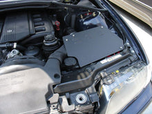 Load image into Gallery viewer, Injen 01-06 BMW 330i E46 3.0L (M54) L-6 Wrinkle Black Short Ram Intake w/ Enc Heat Shield &amp; Adapter - SP1111WB