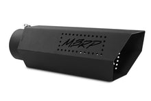 Load image into Gallery viewer, MBRP Universal Hex Tip 4in Inlet 16in Length w/o Logo - Black Coated - T5165BLK