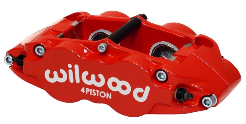 Wilwood Caliper-Narrow Superlite 4R - Red 1.75/1.75in Pistons 1.10in Disc - 120-11784-RD