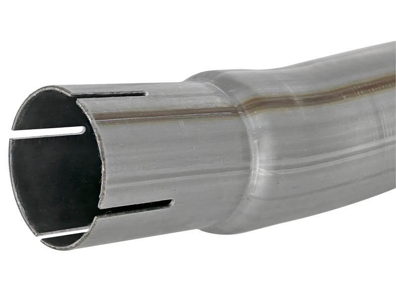 aFe Twisted Steel 2in Stainless Steel Loop Delete Down-Pipe 2018+ Jeep Wrangler (JL) V6 3.6L - 48-48024