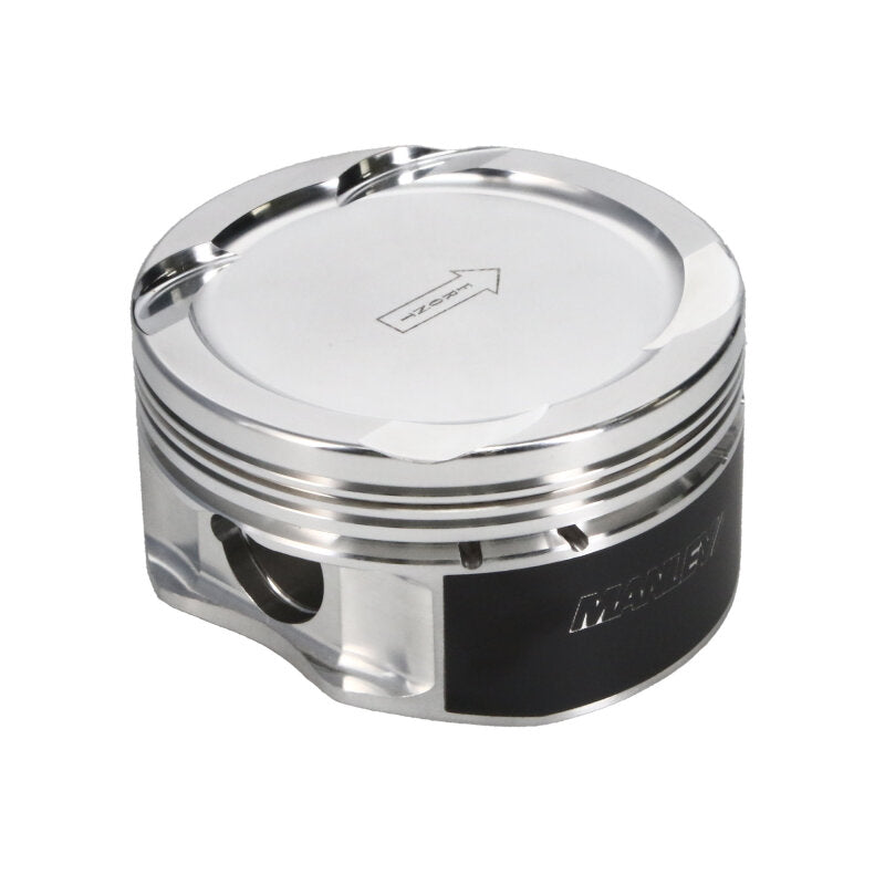 Manley Ford Coyote 5.0L DOHC -12cc Dish 3.700in Bore Piston Set - 598170C-8