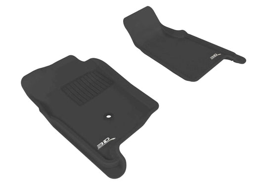 3D MAXpider 04-11 Ford Ranger Regular Cab/Supercab Kagu 1st Row Floormat - Black - L1FR02611509
