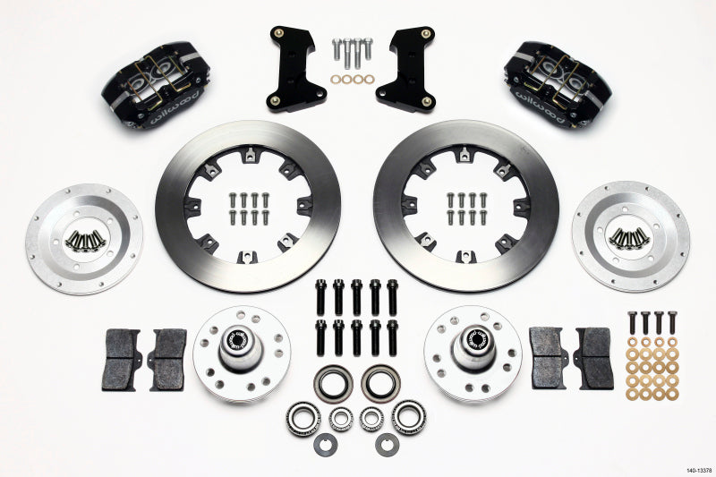 Wilwood Dynapro Dust-Boot Front Kit 12.19in 74-80 Pinto/Mustang II Disc Spindle only - 140-13378