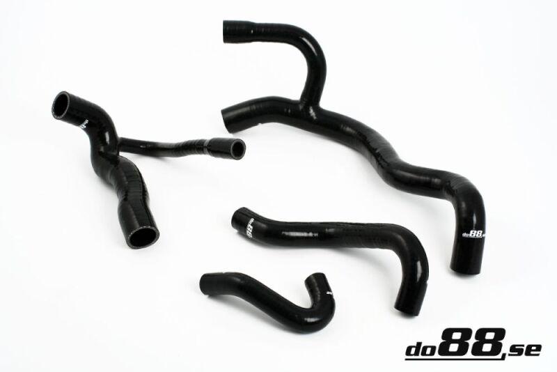 do88 92-96 Audi S2/RS2 2.2T (ABY/ADU) Radiator Hoses - Black - DO88-KIT54-ABY-S