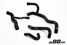 do88 92-96 Audi S2/RS2 2.2T (ABY/ADU) Radiator Hoses - Black - DO88-KIT54-ABY-S