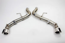 Load image into Gallery viewer, Mishimoto 2016+ Chevrolet Camaro SS Dual-Tip Race Axle-Back Exhaust w/ Polished Tips - MMEXH-CAM8-16ADTRP