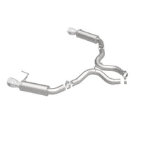 Load image into Gallery viewer, MagnaFlow Axle Back, SS, 3in, Competition, Dual Split Polished 4.5in Tip 2015 Ford Mustang GT V8 5.0 - 19103