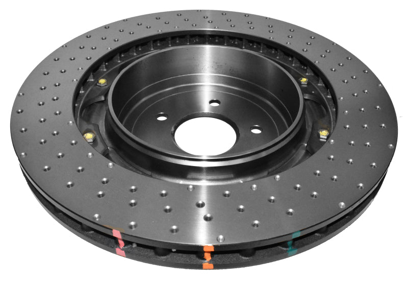 DBA 08-12 Nissan Pathfinder 5.6L Front 5000 Series Drilled Rotor - DBA52321BLKXD