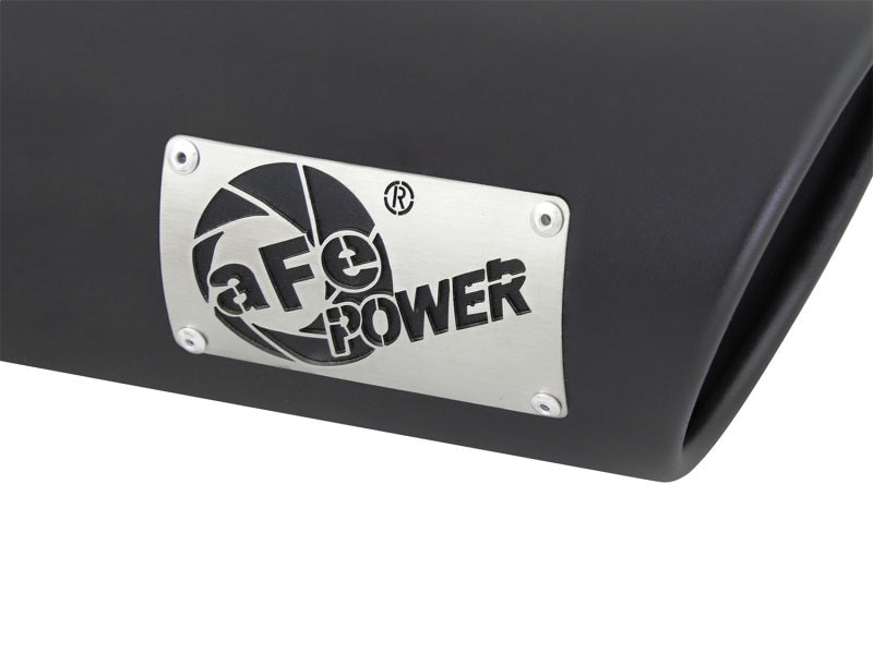 aFe Diesel Exhaust Tip Bolt On Black 4in Inlet x 5in Outlet x 15in - 49T40501-B15