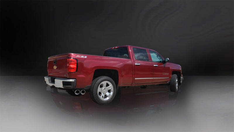 Corsa 2014-19 Sierra/Silvrd 1500 Crew/Dbl / Short/Std. Bed 6.2L V8 Polished Sport Single SideCB Ext - 14866