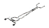 Borla 16-24 Infinity Q50 (Auto V6) ATAK Cat Back - 4.5in Carbon Fiber Black Anodized Tip - 140978CFBA