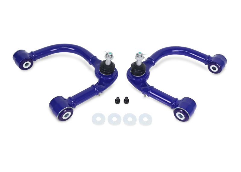 SuperPro 05-23 Toyota Tacoma 4WD Front Upper Fixed Offset Control Arm Set - TRC6471