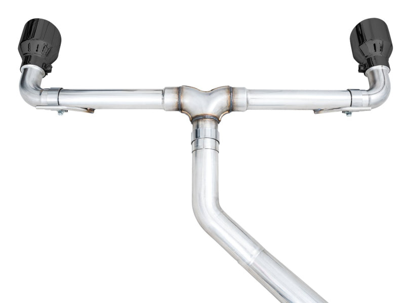 AWE Tuning 2022 VW GTI MK8 Touring Edition Exhaust - Diamond Black Tips - 3015-33658