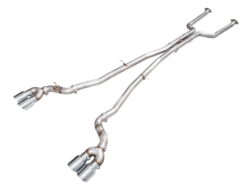 AWE Tuning BMW G90/G99 M5 Track Edition Cat-Back Exhaust - Chrome Silver Tips - 3020-42790