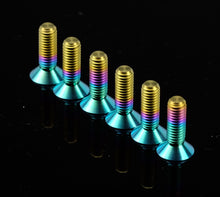 Load image into Gallery viewer, NRG Titanium Steering Wheel Screw Upgrade Kit (Conical) - Multi Color - SWS-100TI-MC
