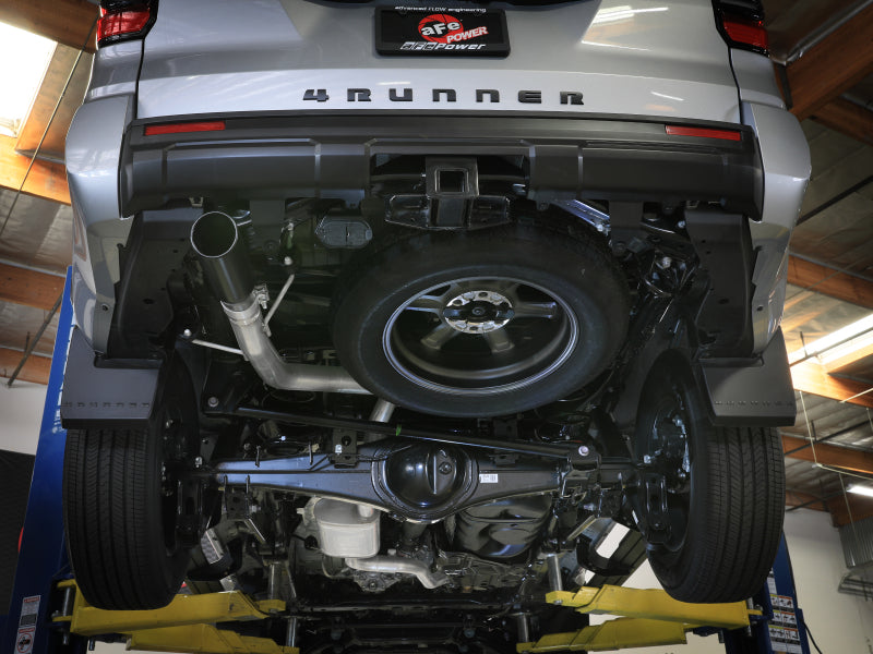 aFe 2025 Toyota 4-Runner 2.5in to 3in SS-304 Cat-Back Exhaust w/ Black Tip - 49-36080-B