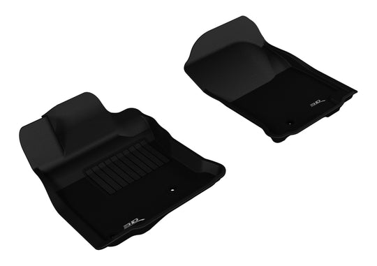 3D MAXpider 2010-2012 Toyota 4Runner Kagu 1st Row Floormat - Black - L1TY04411509